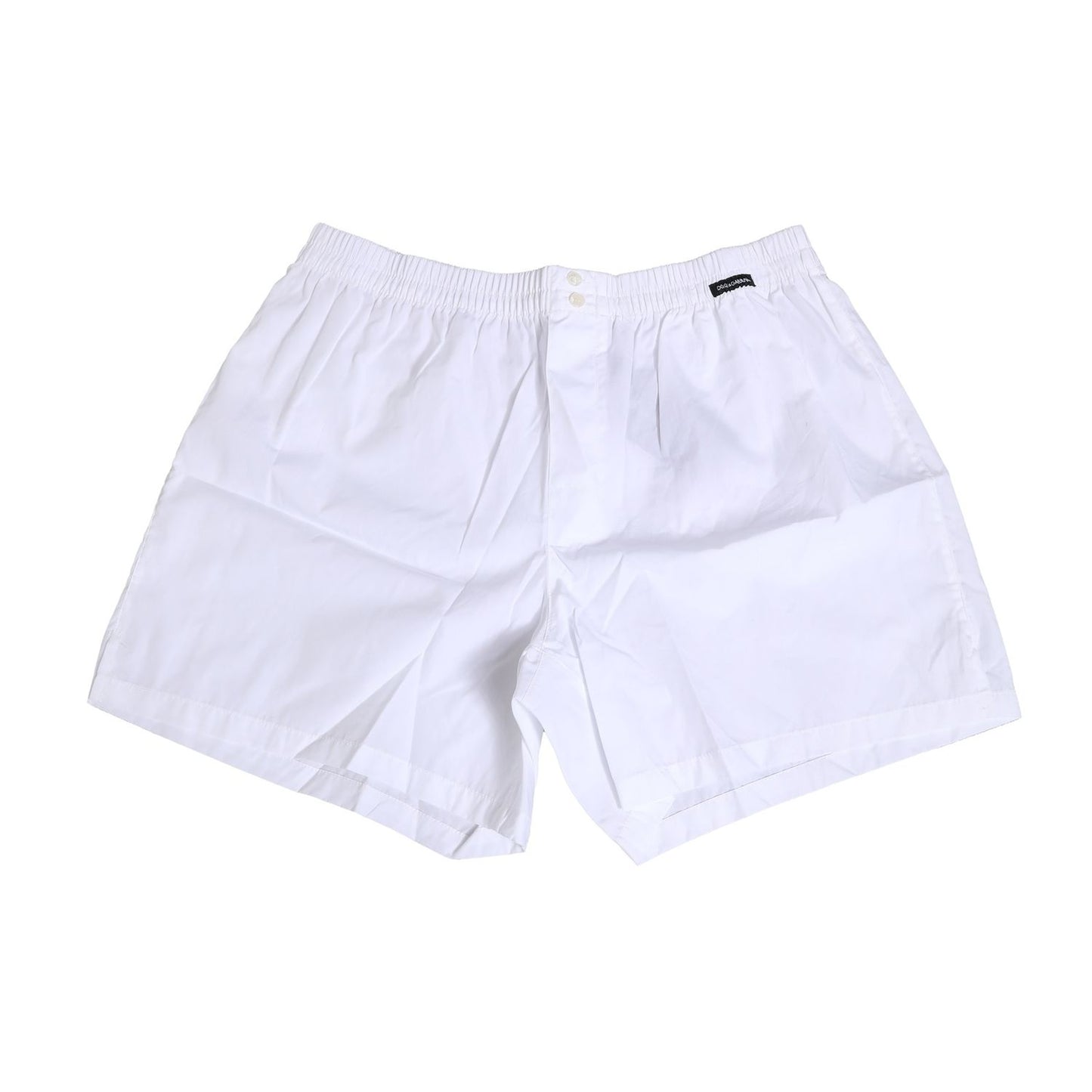 Dolce & Gabbana White Cotton Regular Boxer Shorts Underwear Dolce & Gabbana