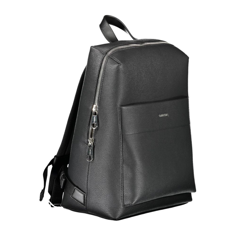 Calvin Klein Nero Polyester Men Backpack Calvin Klein