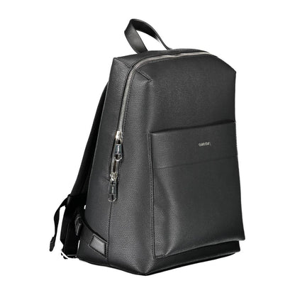 Calvin Klein Nero Polyester Men Backpack Calvin Klein