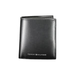 Tommy Hilfiger Black Leather Men Wallet TO-16780