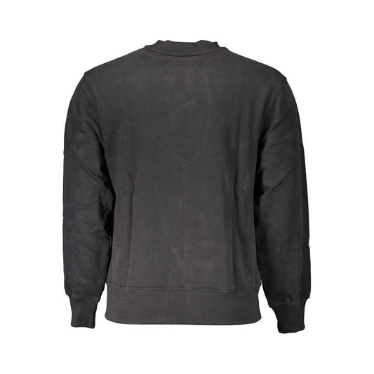 Calvin Klein Black Cotton Men Sweater CA-18032-XL