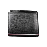Tommy Hilfiger Black Leather Men Wallet TO-22079
