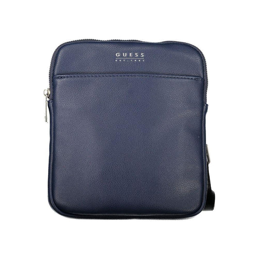 Guess Jeans Sleek Blue Shoulder Bag with Ample Storage GU-23591