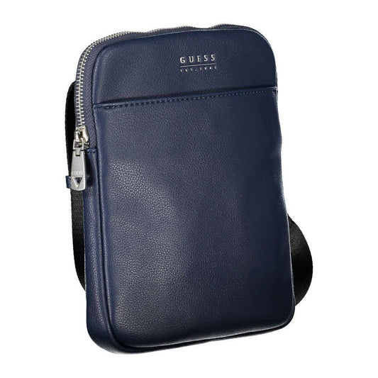 Guess Jeans Sleek Blue Shoulder Bag with Ample Storage GU-23591
