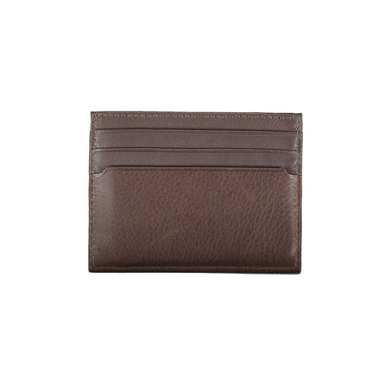 Tommy Hilfiger Brown Leather Men Wallet TO-25978