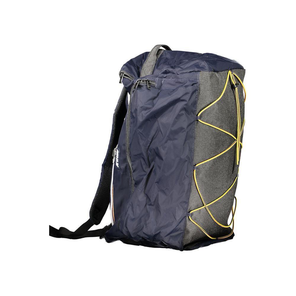 K-WAY Blue Polyester Backpack KW-30347