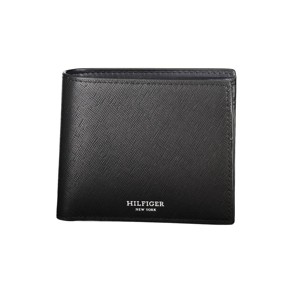 Tommy Hilfiger Black Leather Wallet TO-30730