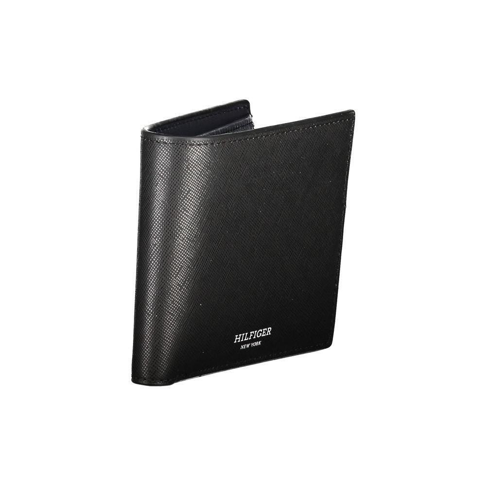 Tommy Hilfiger Black Leather Wallet TO-30730