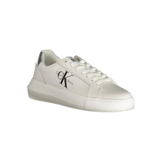 Calvin Klein White Polyester Sneaker CA-31291-EU39/US9