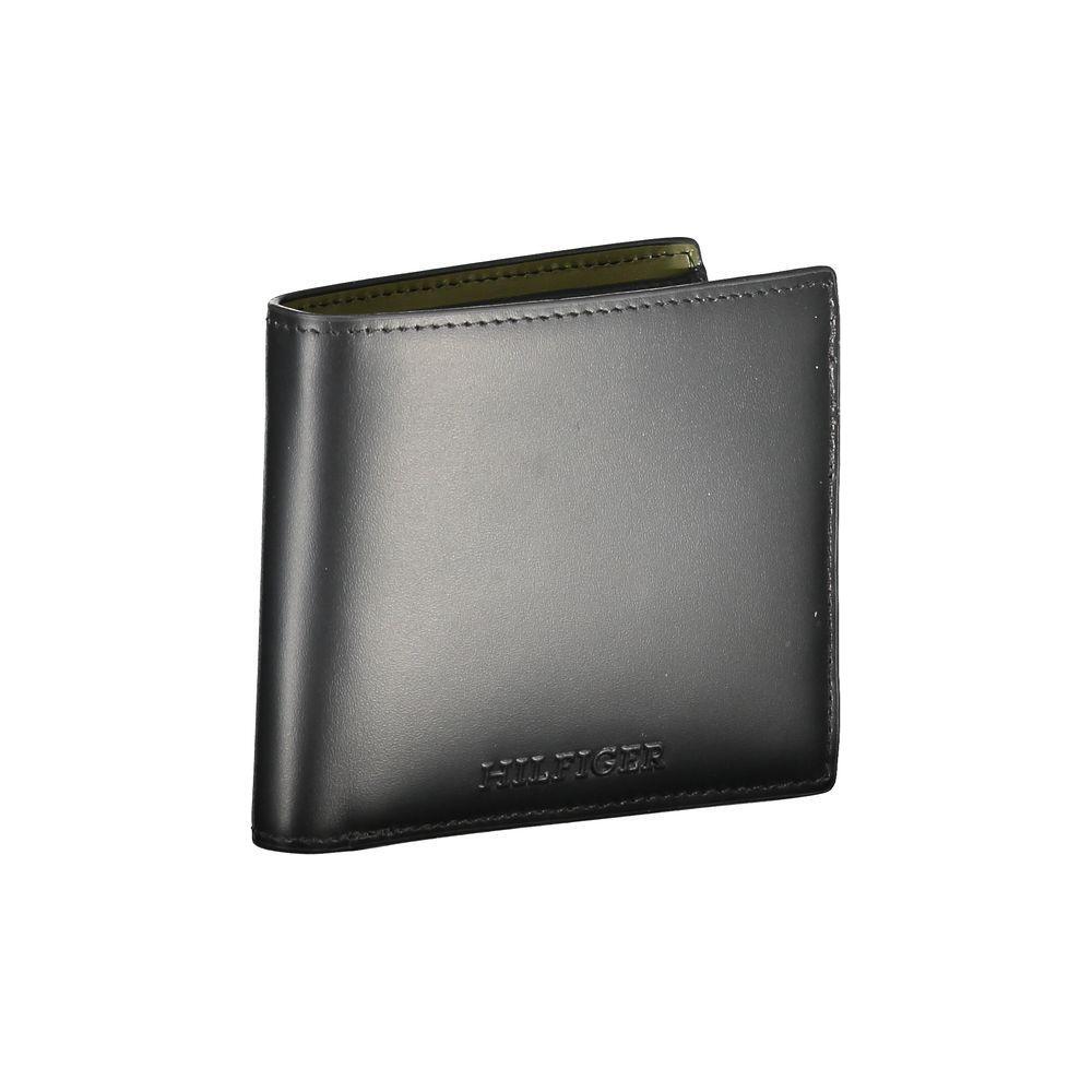 Tommy Hilfiger Black Leather Wallet TO-32172