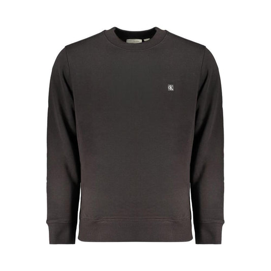 Calvin Klein Black Cotton Sweater CA-32339-XXL