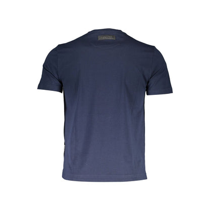 Plein Sport Blue Cotton Men T-Shirt