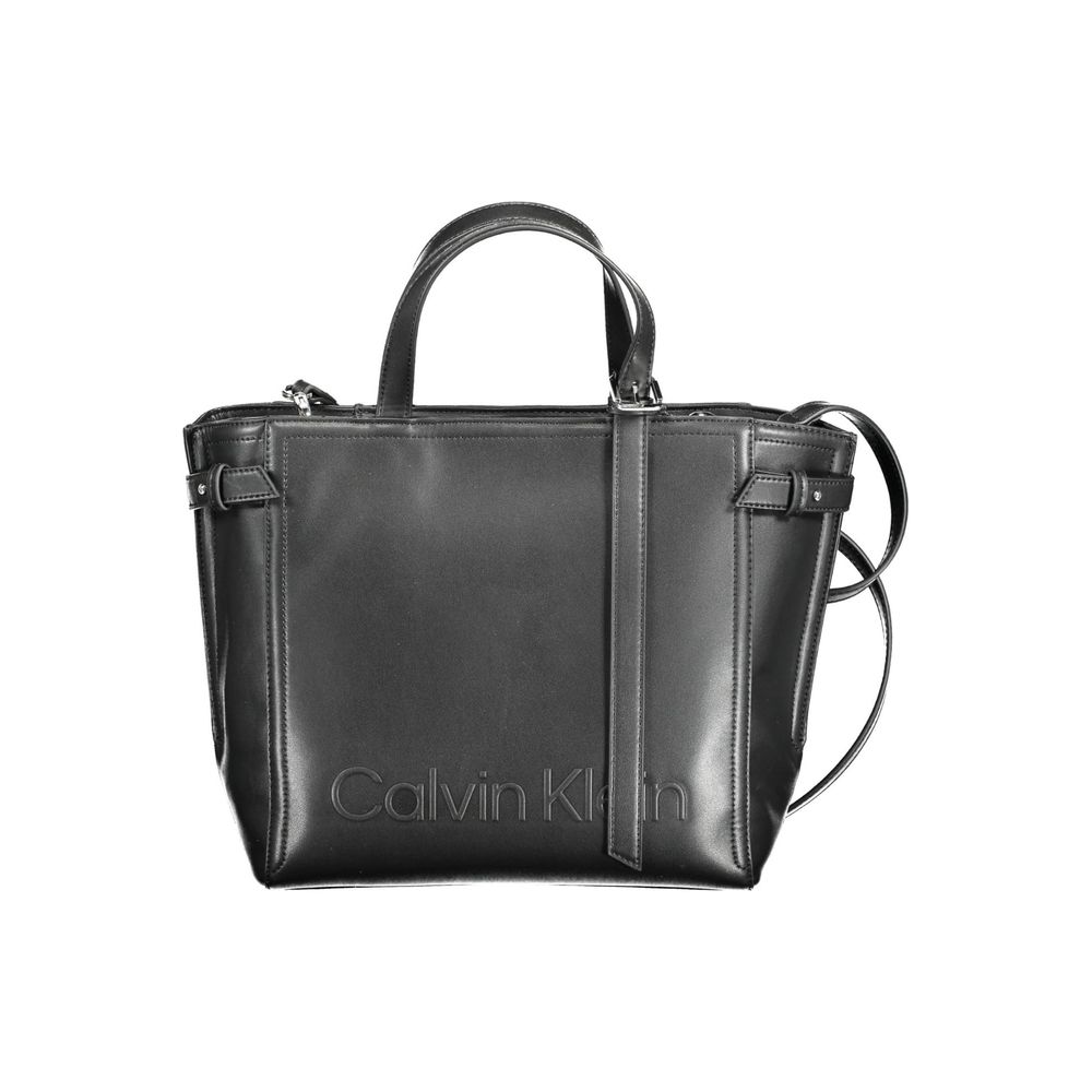 Calvin Klein Black Polyester Handbag