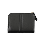 Tommy Hilfiger Sleek Black Zip Wallet with Coin Purse TO-27150