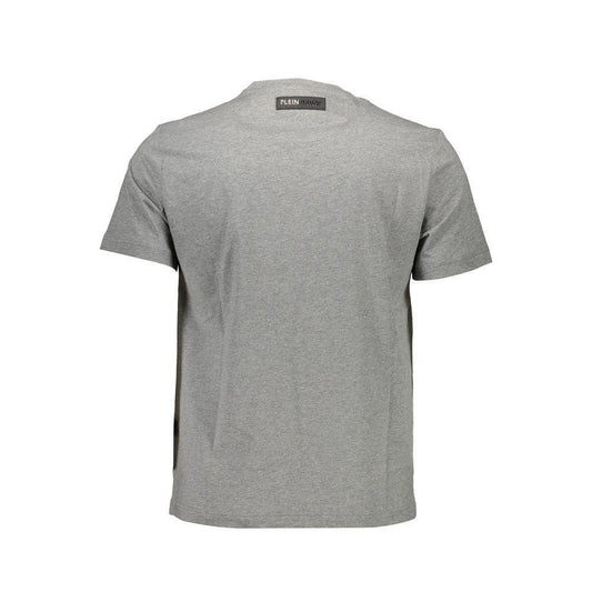Plein Sport Brown Cotton Men T-Shirt PL-37450-S