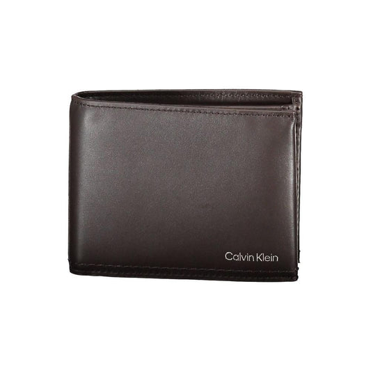 Calvin Klein Brown Leather Men Wallet CA-20524