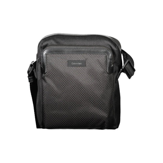 Calvin Klein Black Polyester Men Shoulder Bag CA-33642