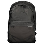 Tommy Hilfiger Black Polyester Men Backpack TO-36357