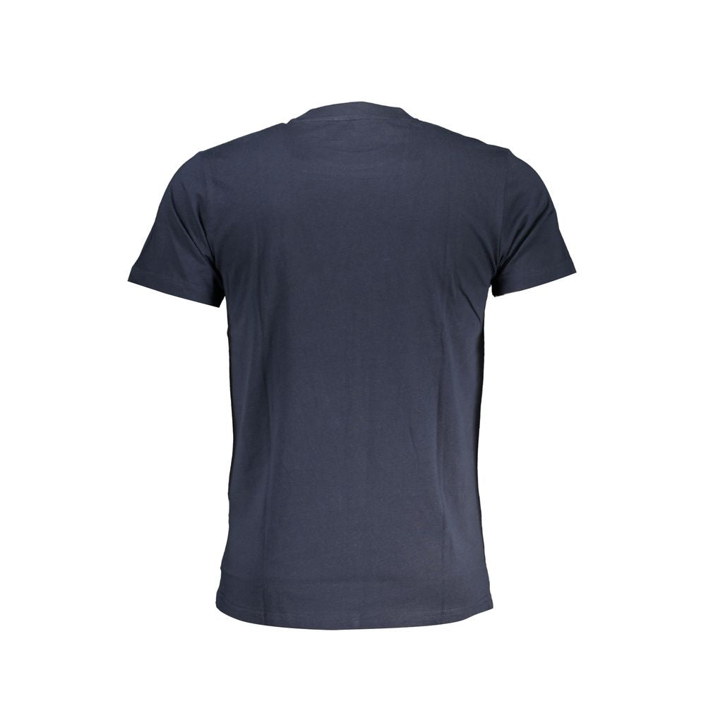 Cavalli Class Blue Cotton T-Shirt CA-28466-L