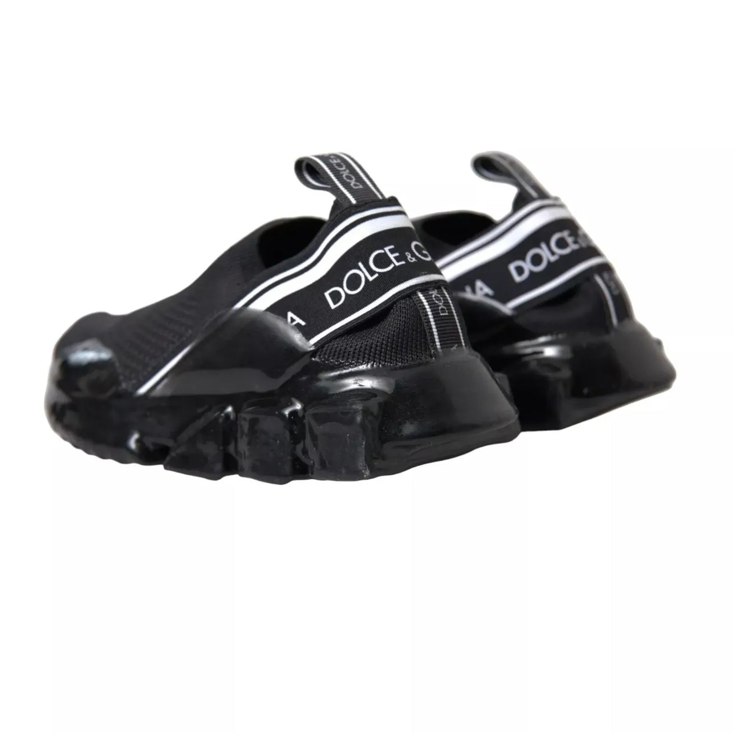 Dolce & Gabbana Black Sorrento Slip On Low Top Sneakers MV7924-40