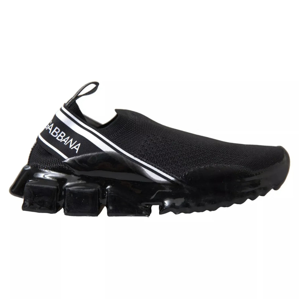 Dolce & Gabbana Black Sorrento Slip On Low Top Sneakers MV7924-40