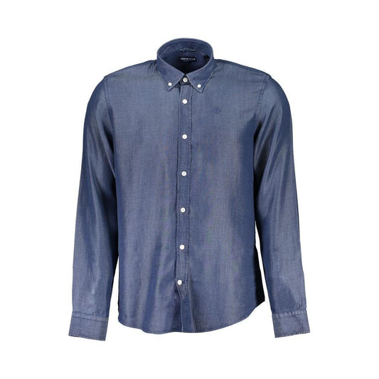 North Sails Blue Lyocell Shirt NO-29718-S