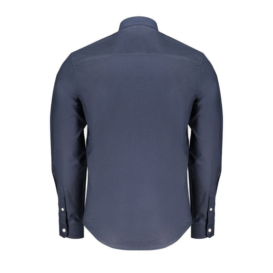 North Sails Blue Cotton Shirt NO-29889-S