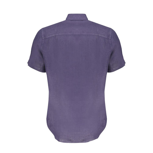North Sails Blue Linen Shirt NO-29868-M