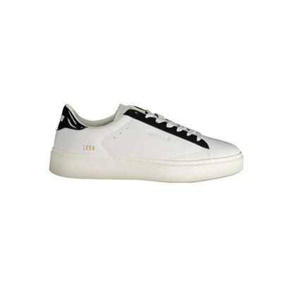 Gas White Polyester Sneaker