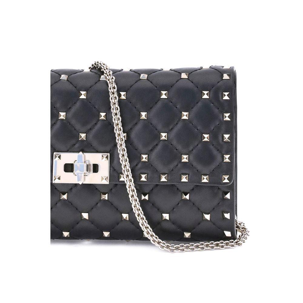 Valentino Garavani Rockstud Spike Shoulder Bag VA7W2B0137NAP0NOBB
