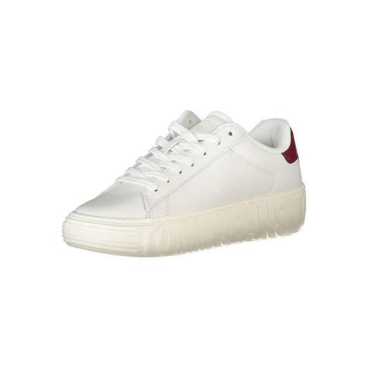 Tommy Hilfiger White Leather Women Sneaker TO-22810-EU40/US10