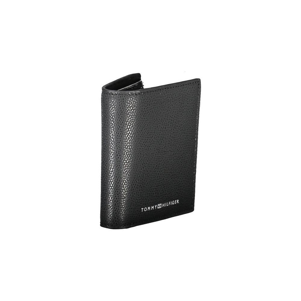 Tommy Hilfiger Black Leather Men Wallet TO-19178