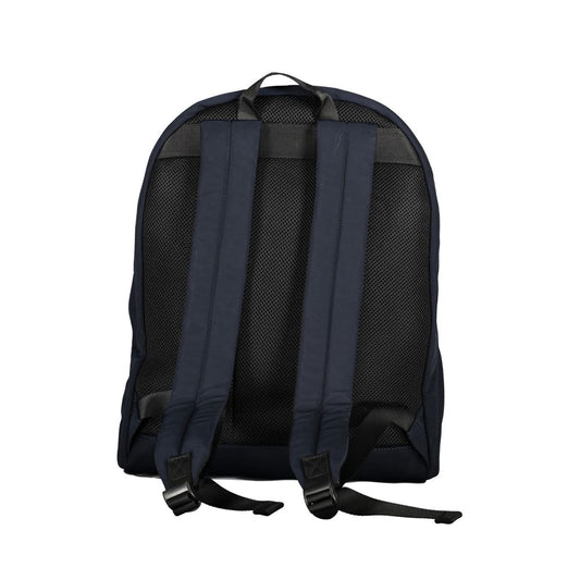 Tommy Hilfiger Sleek Blue Backpack with Laptop Holder TO-27570