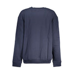 Cavalli Class Elegant Blue Fleece Crew Neck Sweatshirt CA-28643-M