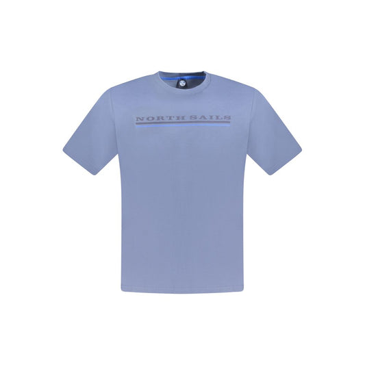 North Sails Blue Cotton Men T-Shirt NO-33738-S