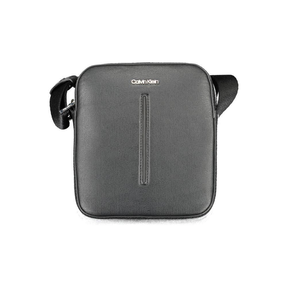 Calvin Klein Black Polyester Men Shoulder Bag CA-37382