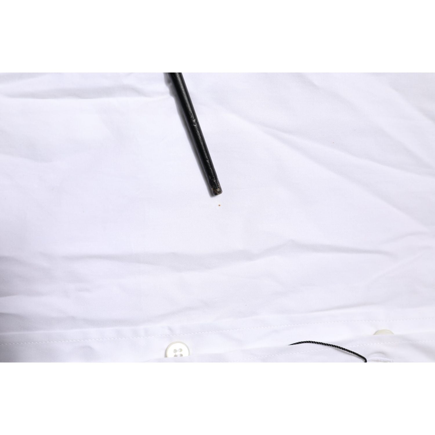 Dolce & Gabbana White Cotton GOLD Long Sleeves Formal Shirt