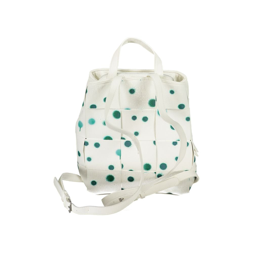 Desigual White Polyurethane Women's Backpack