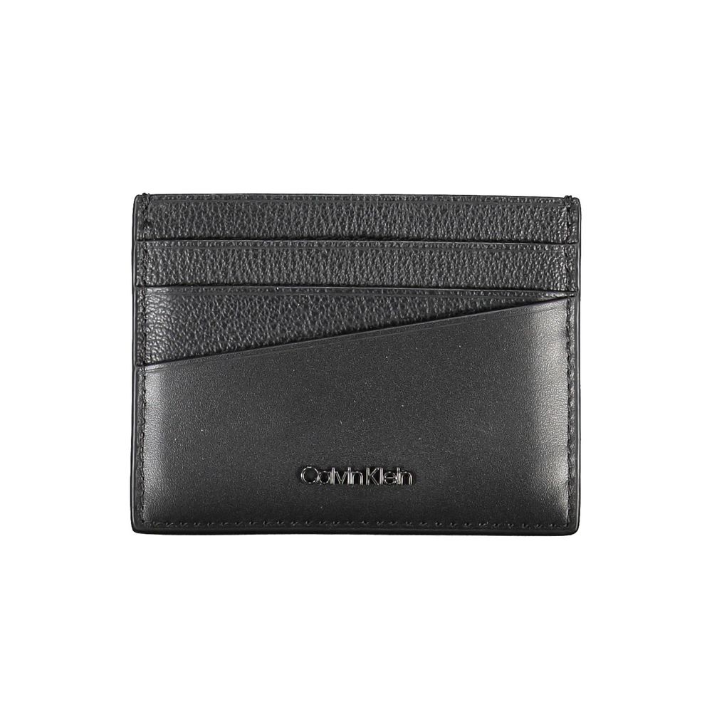 Calvin Klein Black Leather Wallet Calvin Klein