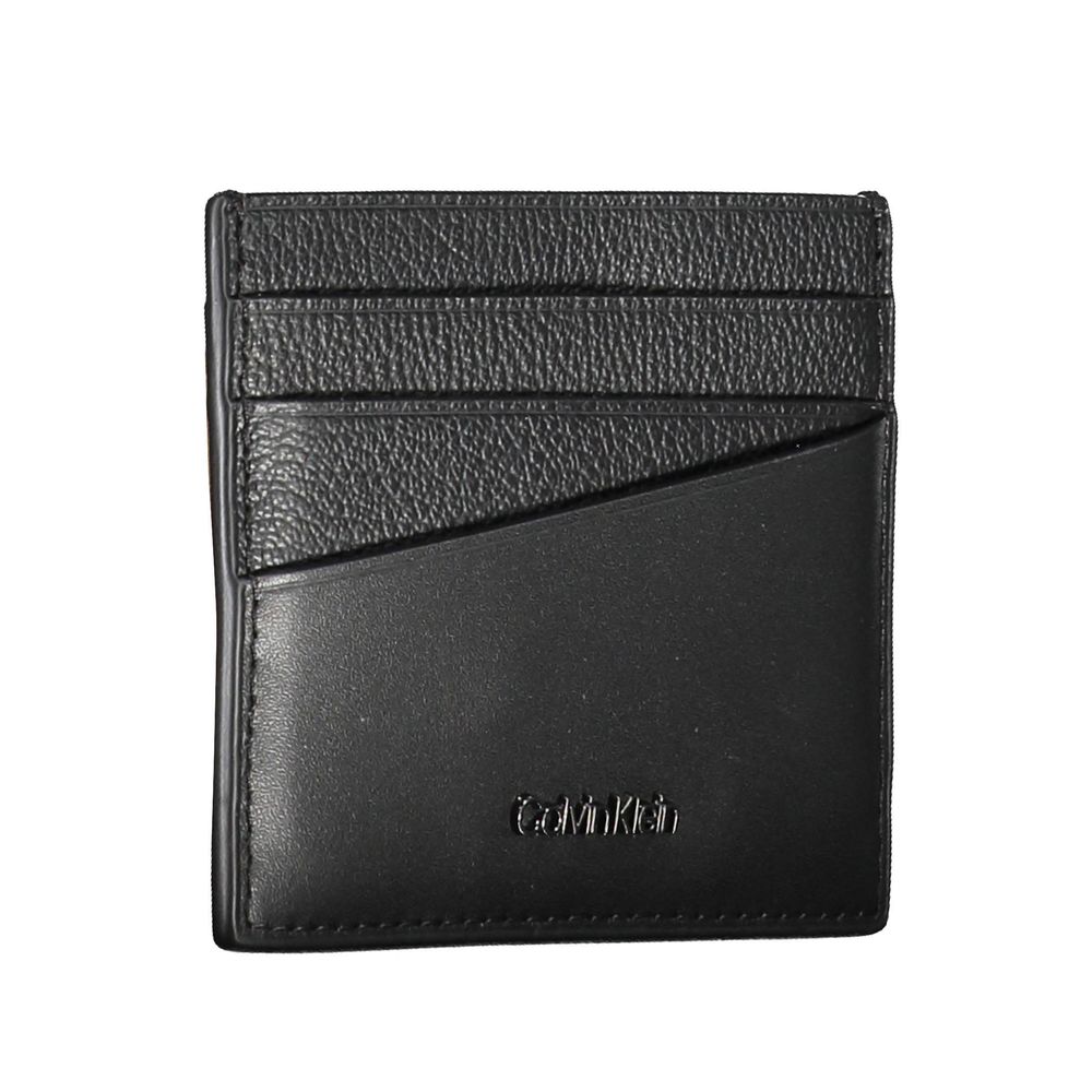 Calvin Klein Black Leather Wallet Calvin Klein