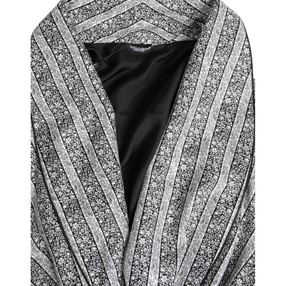Dolce & Gabbana Multicolor Floral Robe Coat Wrap Jacket Dolce & Gabbana
