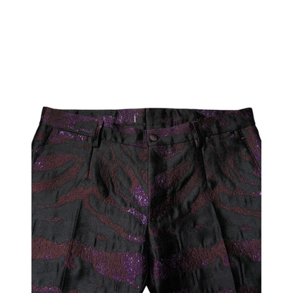 Dolce & Gabbana Multicolor Polyester Patterned Pants Dolce & Gabbana