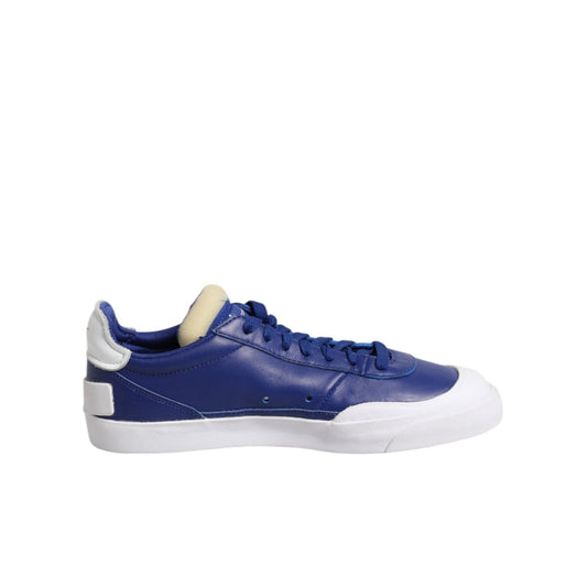 Nike White Blue Lace Up Low Top Drop-Type PRM Sneakers Shoes MV7277-40.5