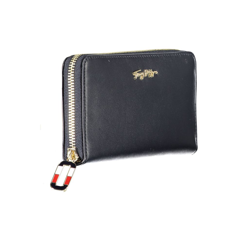Tommy Hilfiger Blue Leather Wallet