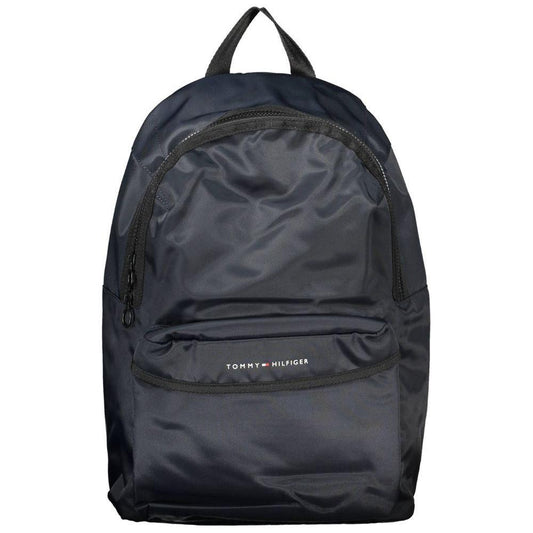 Tommy Hilfiger Blue Polyester Men Backpack TO-20406