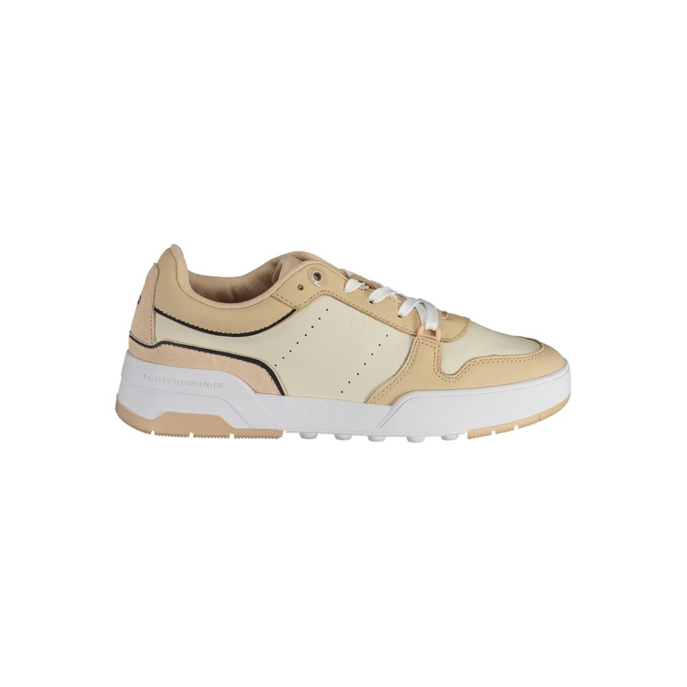 Tommy Hilfiger Beige Polyester Sneaker