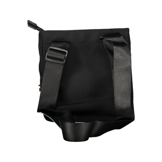Tommy Hilfiger Black Polyester Men Shoulder Bag TO-26099