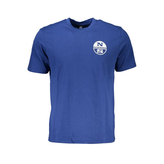 North Sails Blue Cotton T-Shirt NO-27303-S
