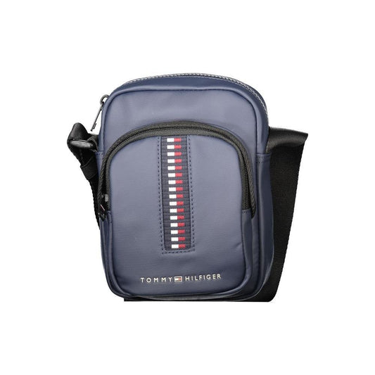 Tommy Hilfiger Blue Polyester Men Shoulder Bag TO-33681