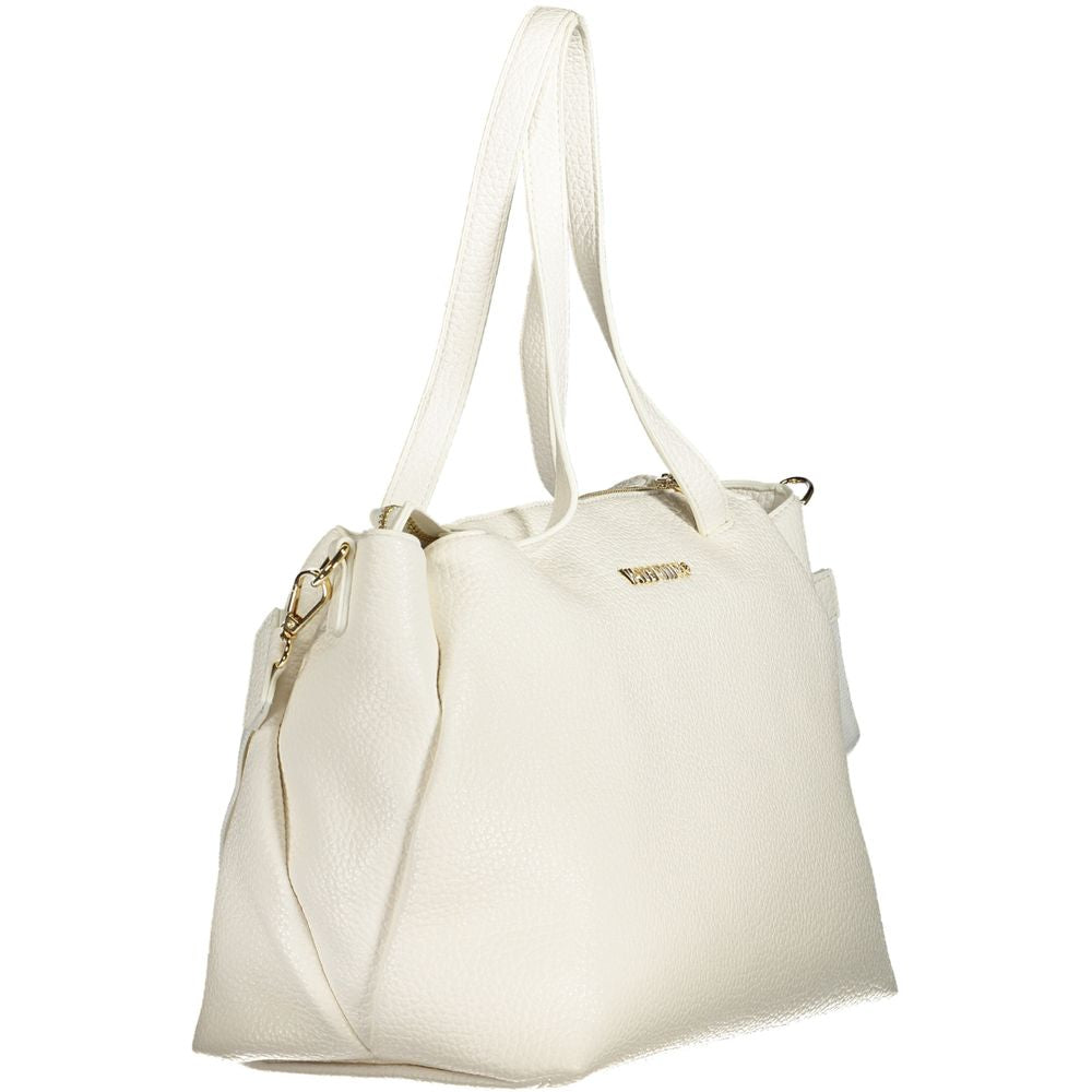 Mario Valentino White Polyethylene Handbag